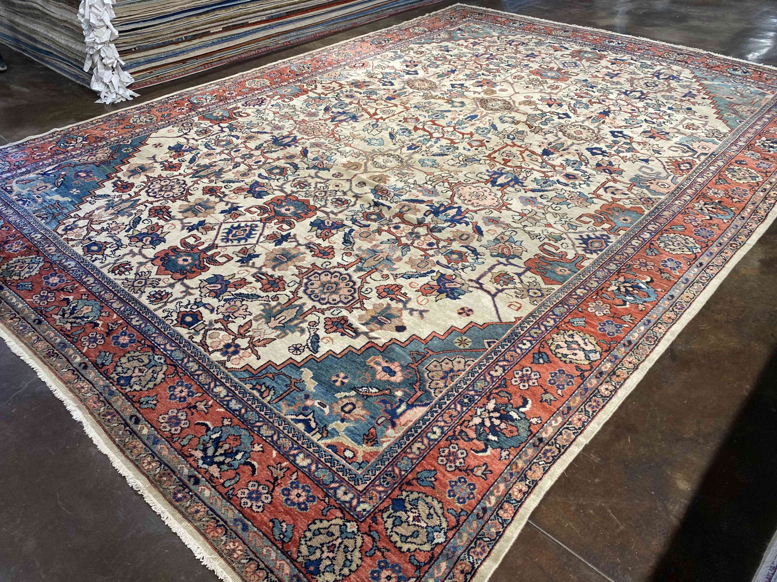 antique-floral-mahal-rug-10ft8in-by-15ft (3)