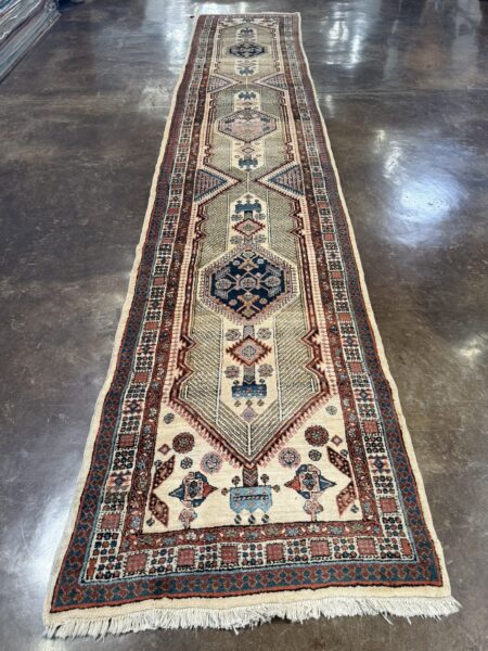 ANTIQUE SERAB  3' x 14'10"